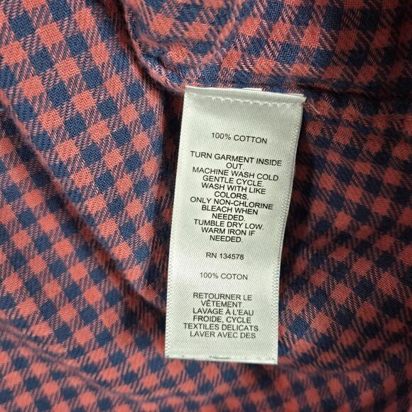 Vineyard Vines Whale Shirt Mens Large Classic Fit Flannel Plaid Preppy Utility - Picture 12 of 12